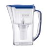 Water Filter Pitcher 9 Cup 5-stage Water Filter Dispenser 40 Gallons No BPA