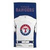 [Personalization Only] OFFICIAL MLB Jersey Personalized Beach Towel - Texas Rangers
