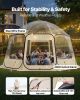 VEVOR Pop up Bubble Tent, 15 x 13.8 ft Waterproof & UV-Resistant, Clear Camping Tent Shelter, Outdoor Garden Dome Igloo Tents with Windows
