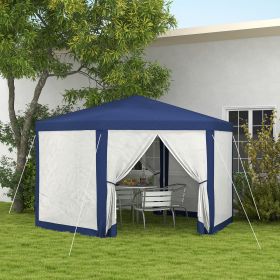 13' x 11' Outdoor Party Tent (Option: Blue-1140x190x210 mm)