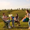 Portable Camping Rocking Chair 198LBS Weight Capacity Included Carry Bag High Back Rocker Chair For Patio Fishing Beach Lawn Travel