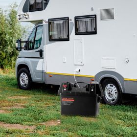 Battery Box Group 24/31 Smart Battery Box 12V/24V/36V For Trolling Motor (Option: Black)