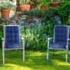 Rocking Chair Cushion 2 Pieces Back Seat Sets with Non-Slip Ties Polyester Fiber Filling 
Comfortable for Indoor Home Office Car