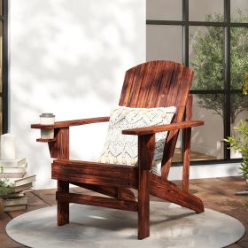 Oversized Adirondack Chair (Option: Carbonized-1030x570x150 mm)
